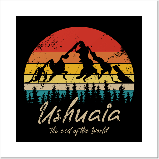 USHUAIA - GRUNGE COLLECTOR DESIGN Wall Art by BACK TO THE 90´S